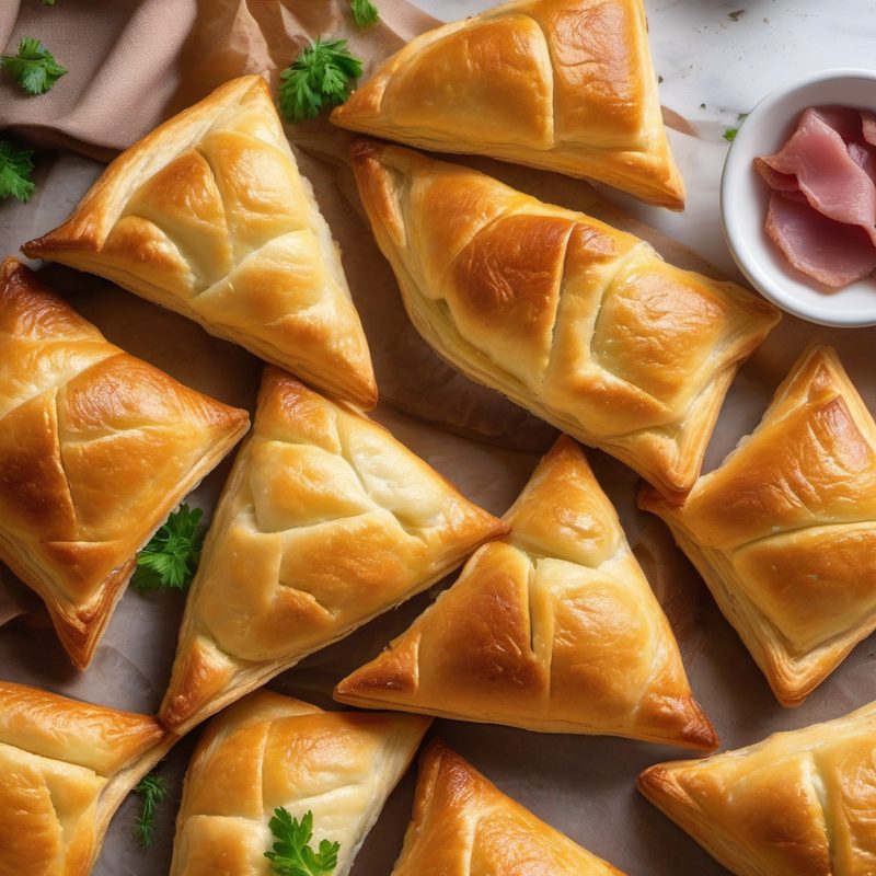 Air Fryer Ham Cheese Pastries