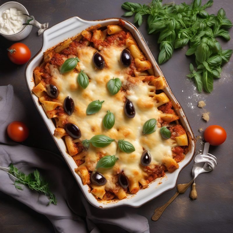 Baked Pasta Eggplant