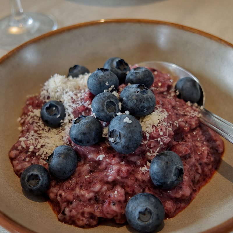 Blueberry Risotto (Risotto ai Mirtilli)