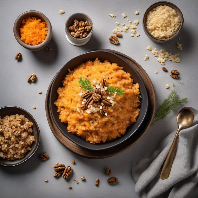 Carrot and Walnut Risotto