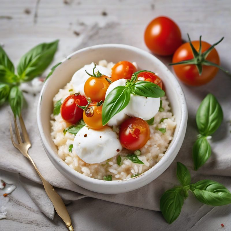 Cherry Tomato and Burrata Risotto