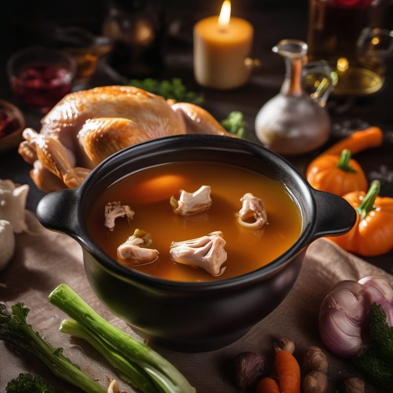 Dark Chicken Broth