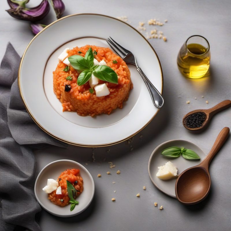 Eggplant Parmigiana Risotto