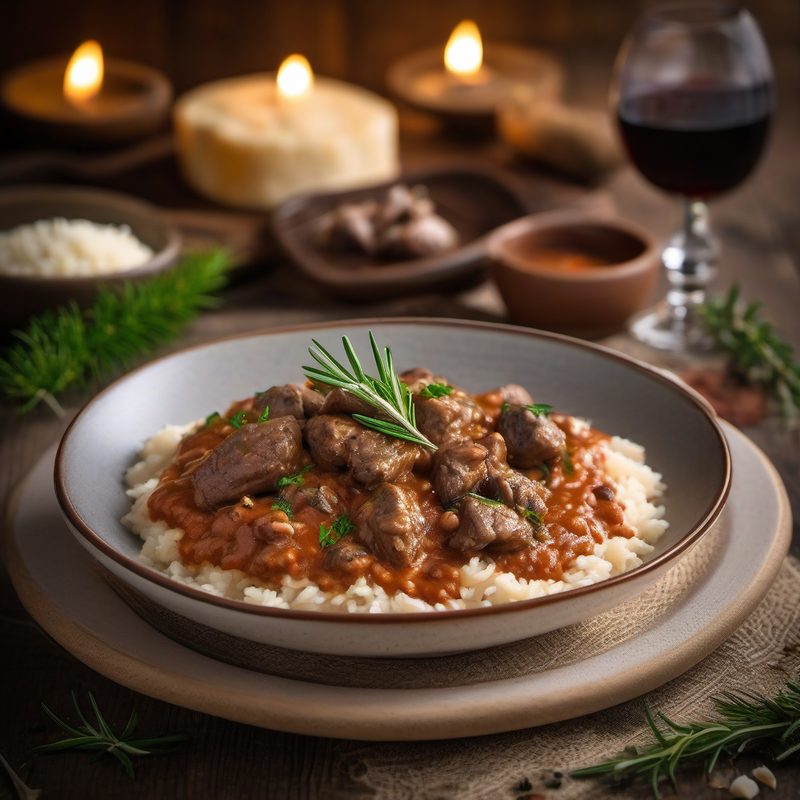 Farmer's Risotto with Chicken Livers