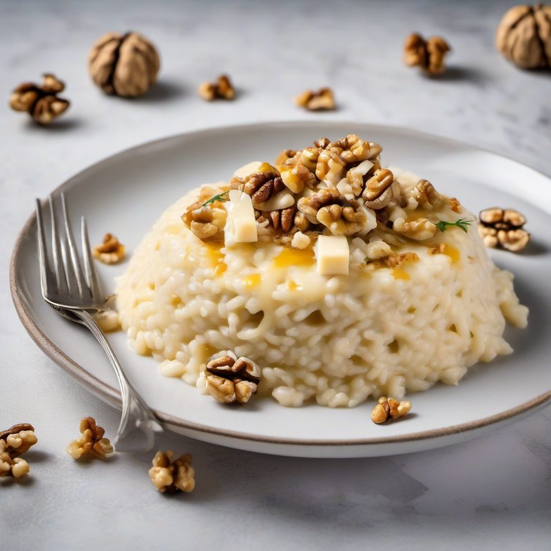 Four-Cheese Risotto with Walnuts