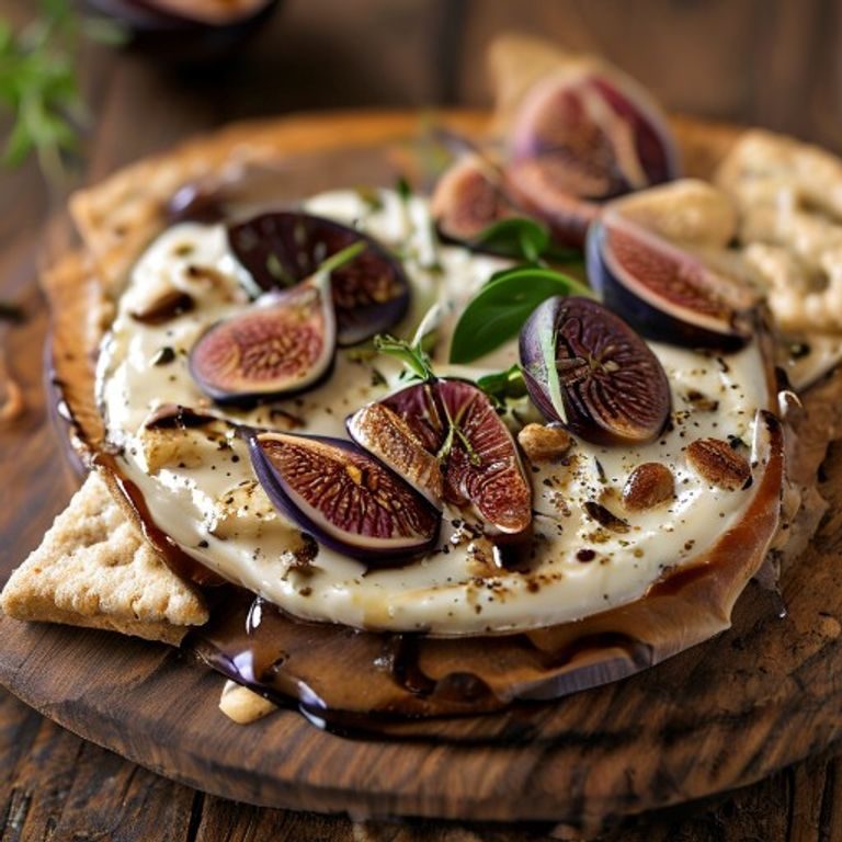 Goat Cheese Dip with Fig and Balsamic