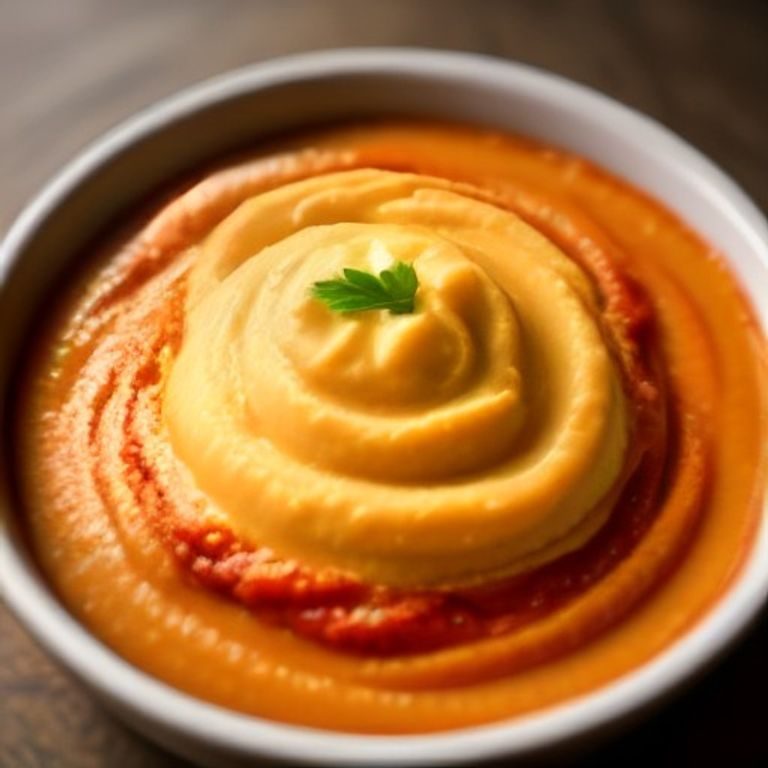 Hummus ai pomodori secchi e alla cannella