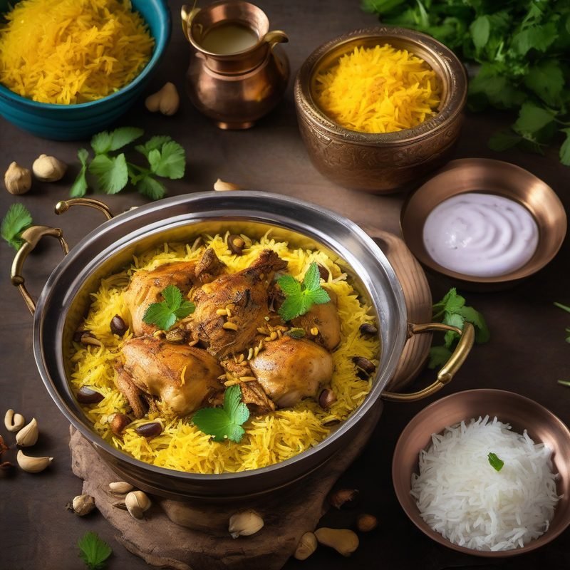Hyderabadi Chicken Biryani (Hyderabadi Biryani)