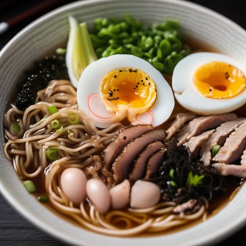 Japanese Soy Sauce Ramen Broth