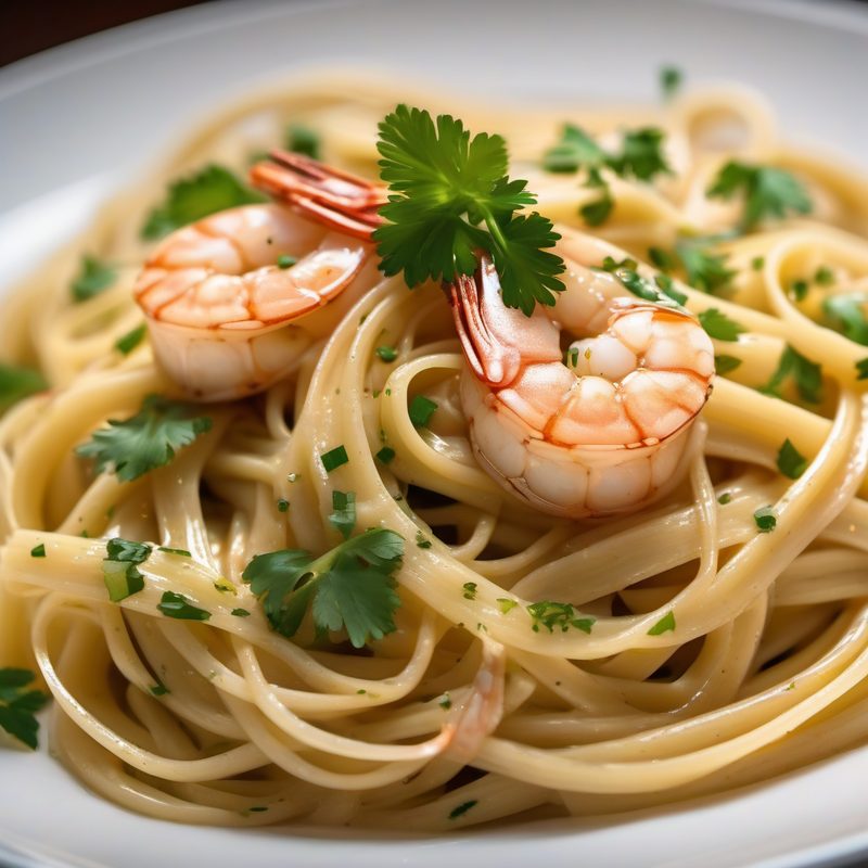 Linguine Garlic Oil Shrimp