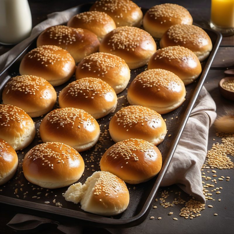 Milk Hamburger Buns