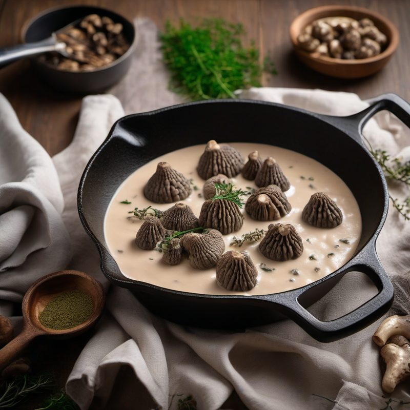 Morel Mushroom Cream Sauce