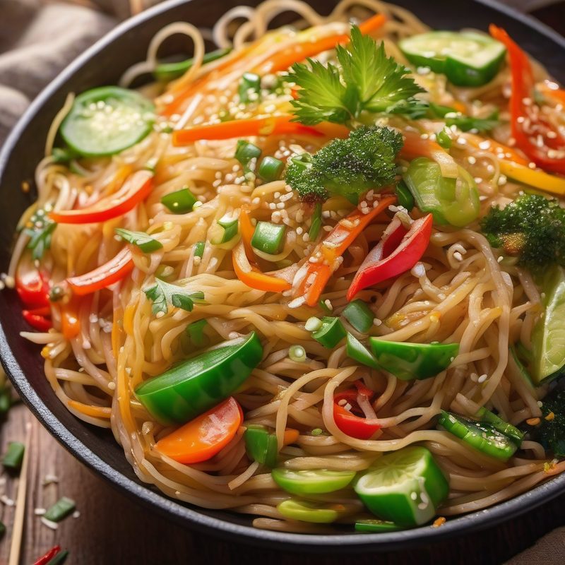 Oriental Glass Noodle Stir Fry
