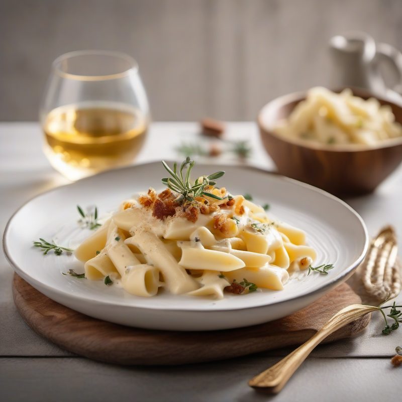 Pasta Potato Cream Brie Guanciale