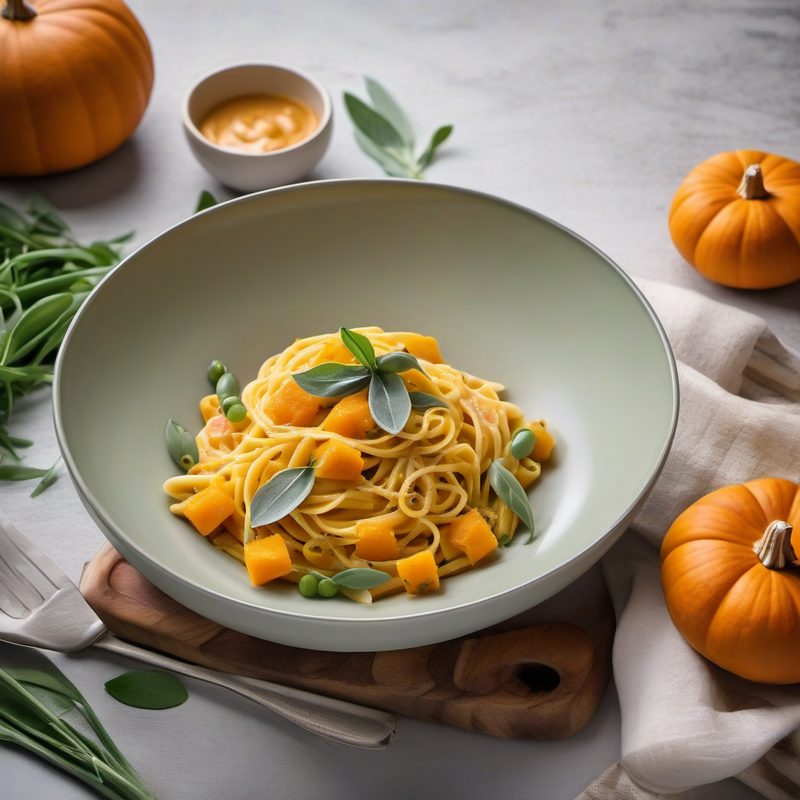 Pasta Pumpkin Spring Onion
