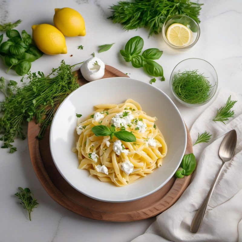 Pasta Ricotta Lemon