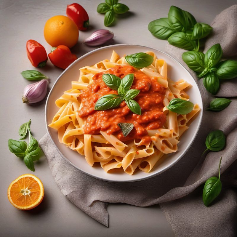 Pasta Roasted Pepper Cream