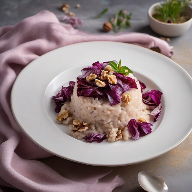 Radicchio and Taleggio Risotto