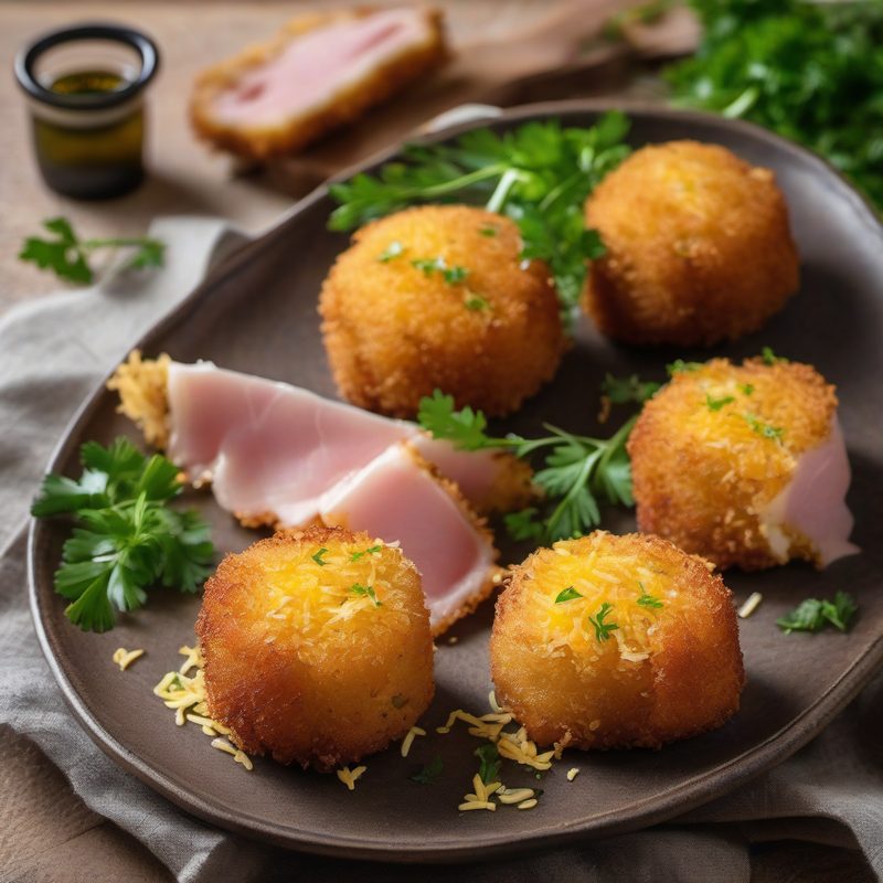 Rice Croquettes with Provola and Ham