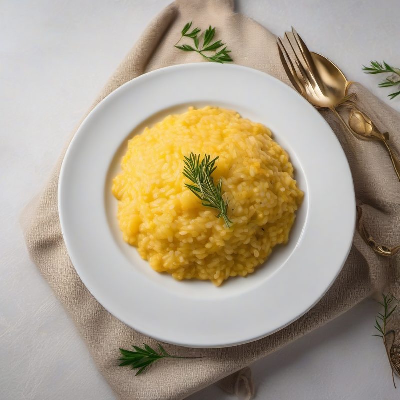 Saffron Risotto (Risotto allo Zafferano)