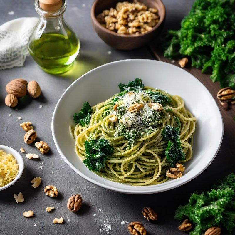Spaghettini Kale Pesto