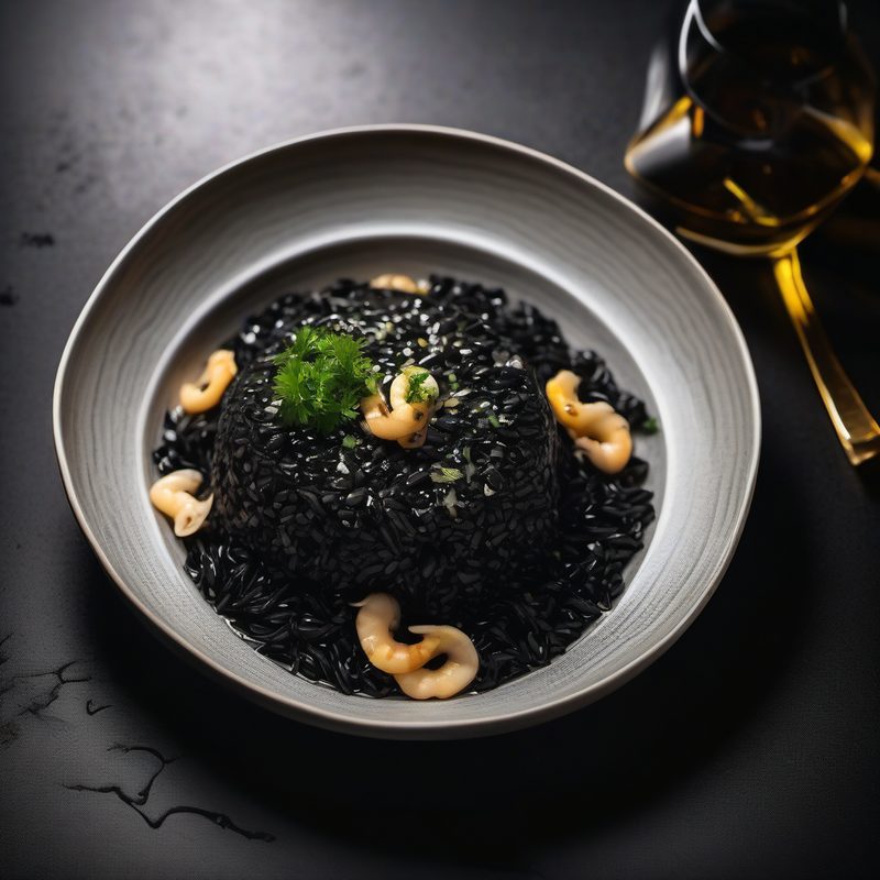 Squid Ink Risotto
