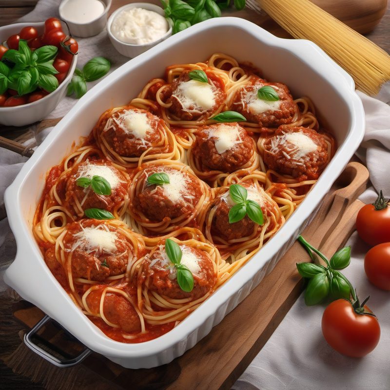 Tagliolini Meatball Nests