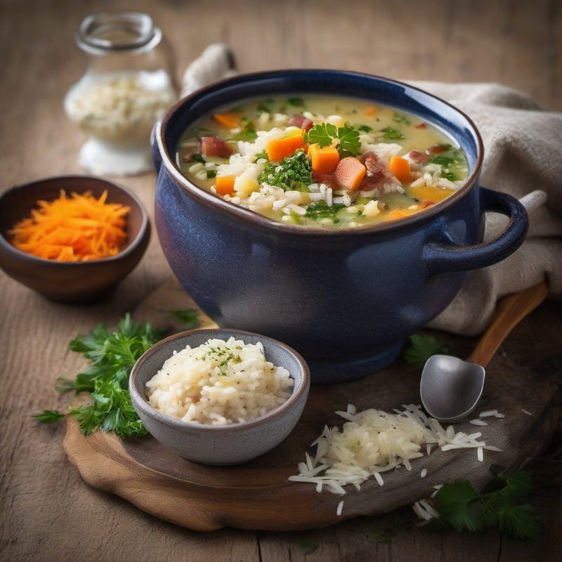 Ticino Minestrone with Rice (Minestrone Ticinese)
