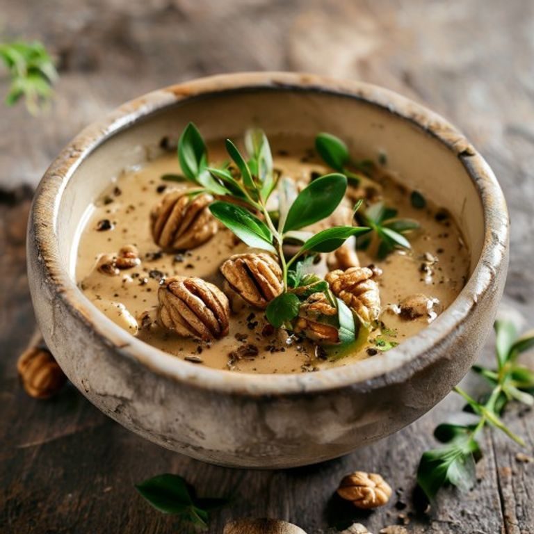 Walnut Sauce with Marjoram