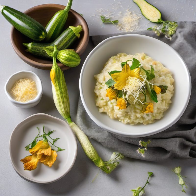 Zucchini Flower Risotto